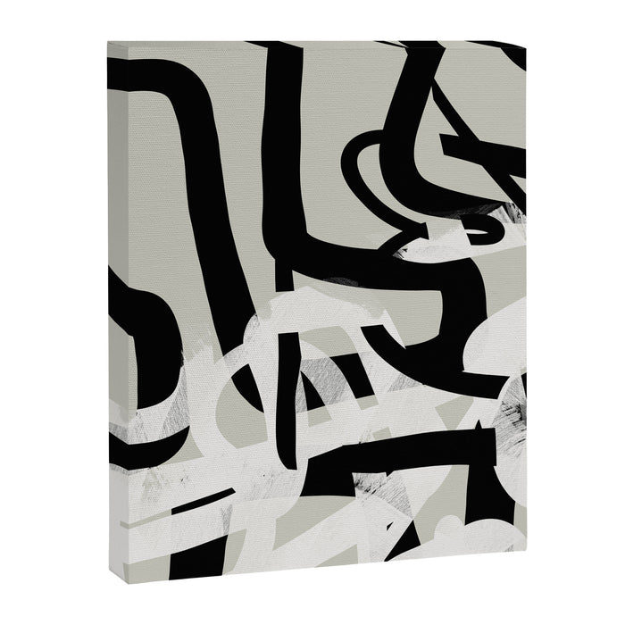 abstract line art II Canvas Print Gallery Image 1