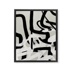 abstract line art II Framed Canvas Print Gallery Image 6