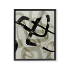 abstract line art III Framed Canvas Print Gallery Image 6