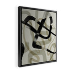 abstract line art III Framed Canvas Print Gallery Image 2