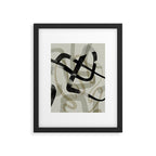 abstract line art III Framed Art Print Gallery Image 5