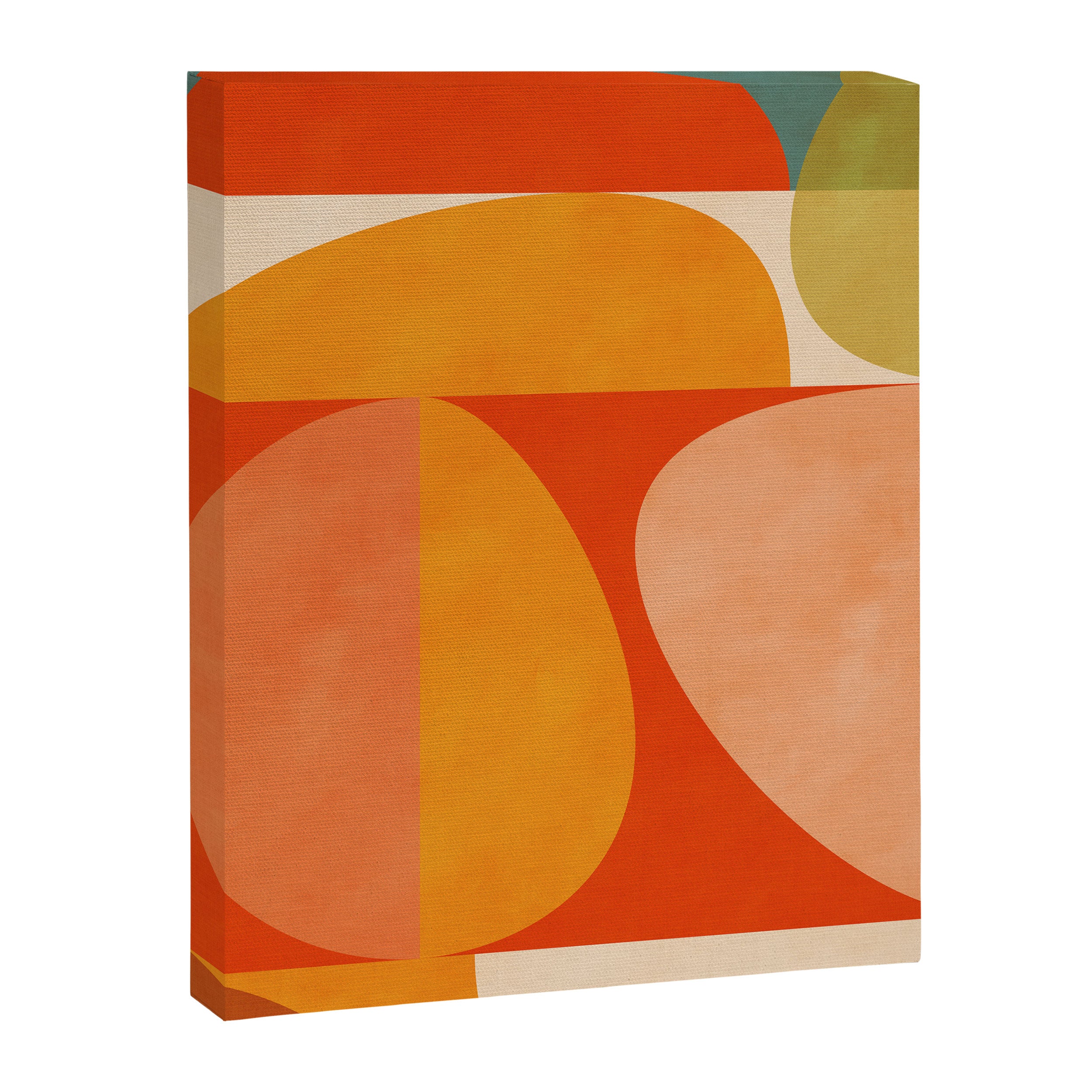 abstract mid century modern Canvas Print Gallery Image 6