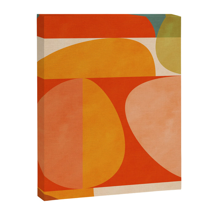 abstract mid century modern Canvas Print Gallery Image 1