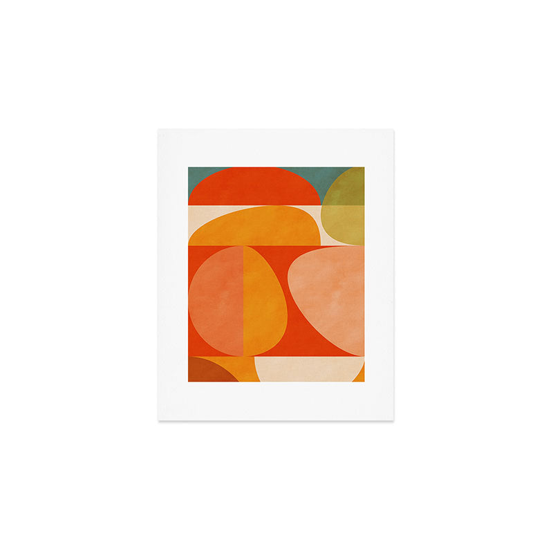 abstract mid century modern Art Print Gallery Image 1
