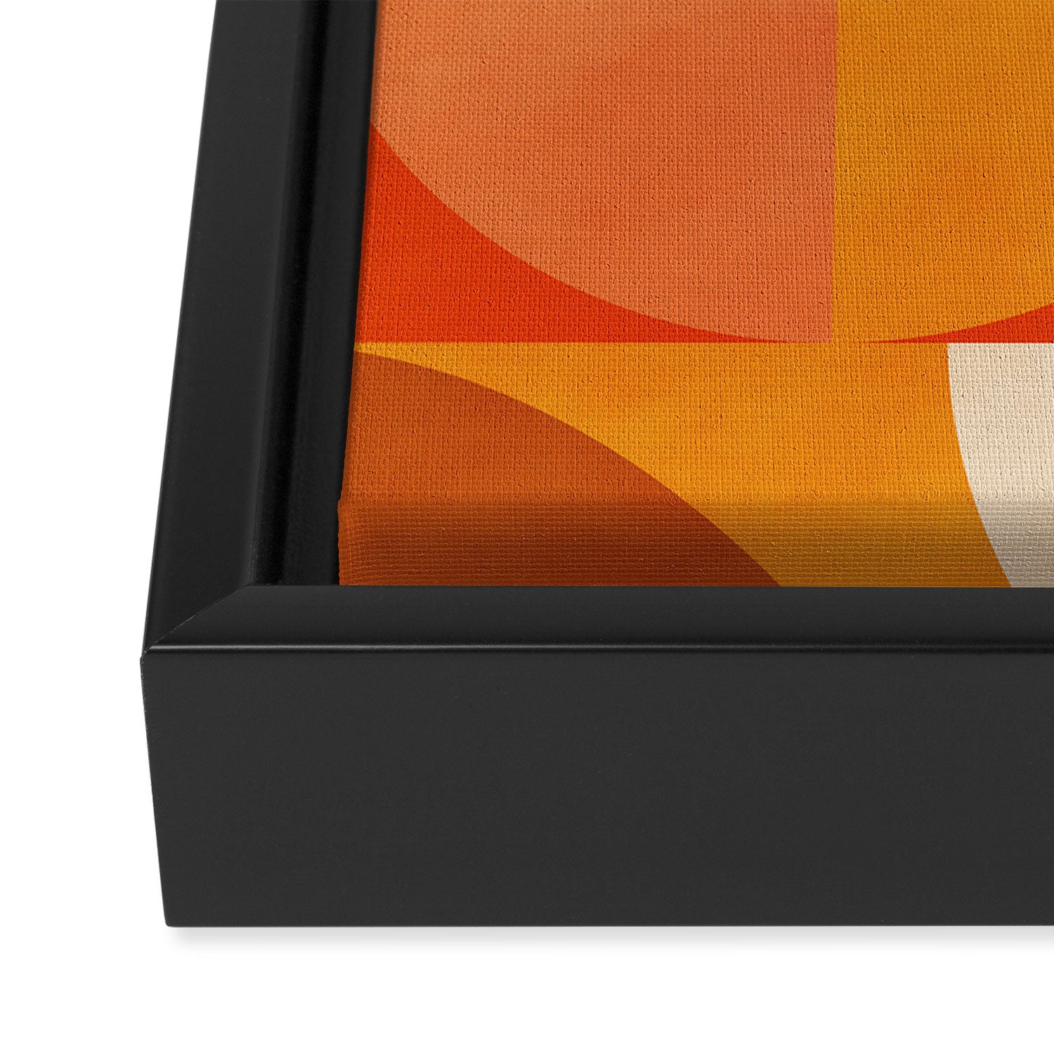 abstract mid century modern Framed Canvas Print Gallery Image 3