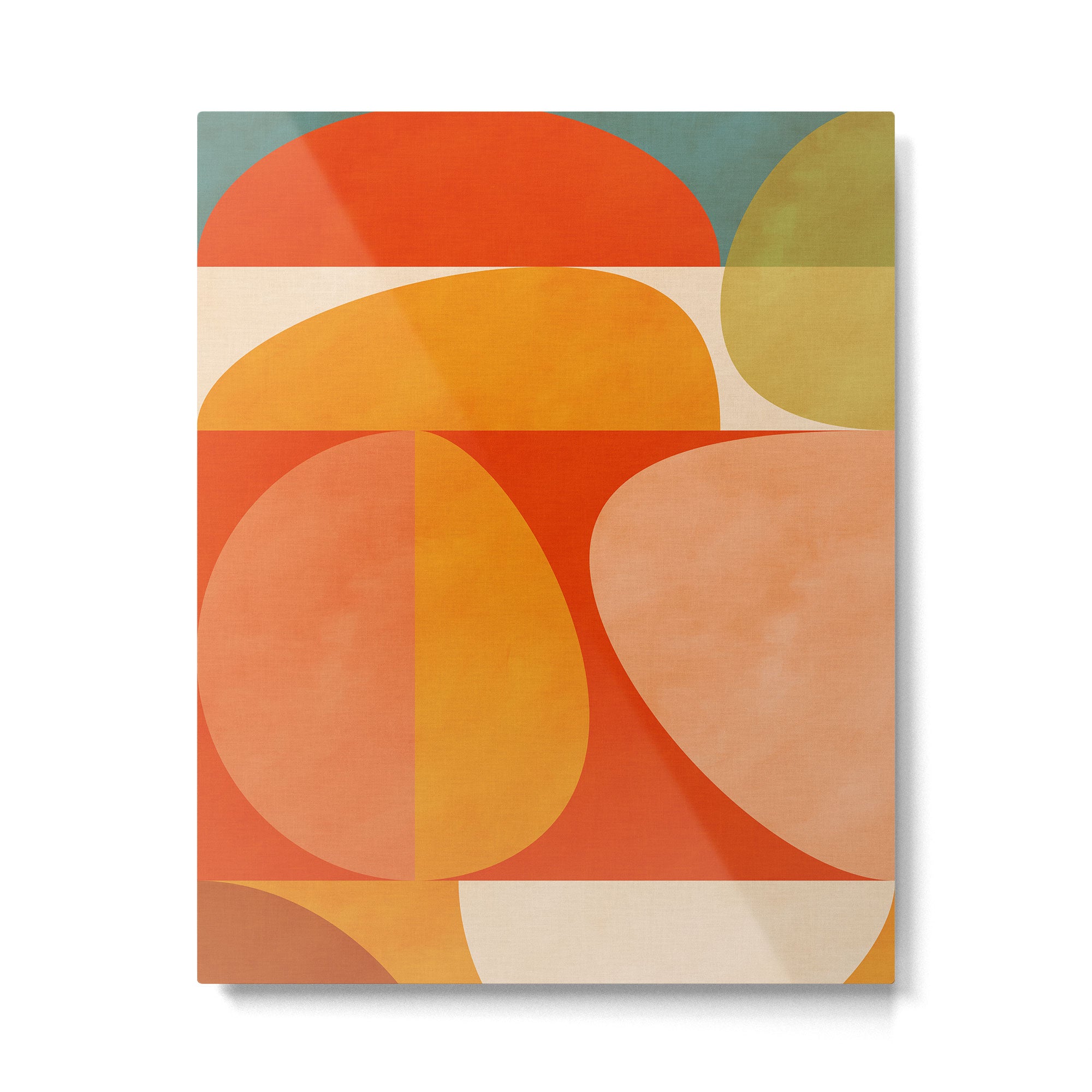 abstract mid century modern Metal Print Gallery Image 4