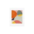 abstract mid mod organic shapes Art Print Gallery Image 1