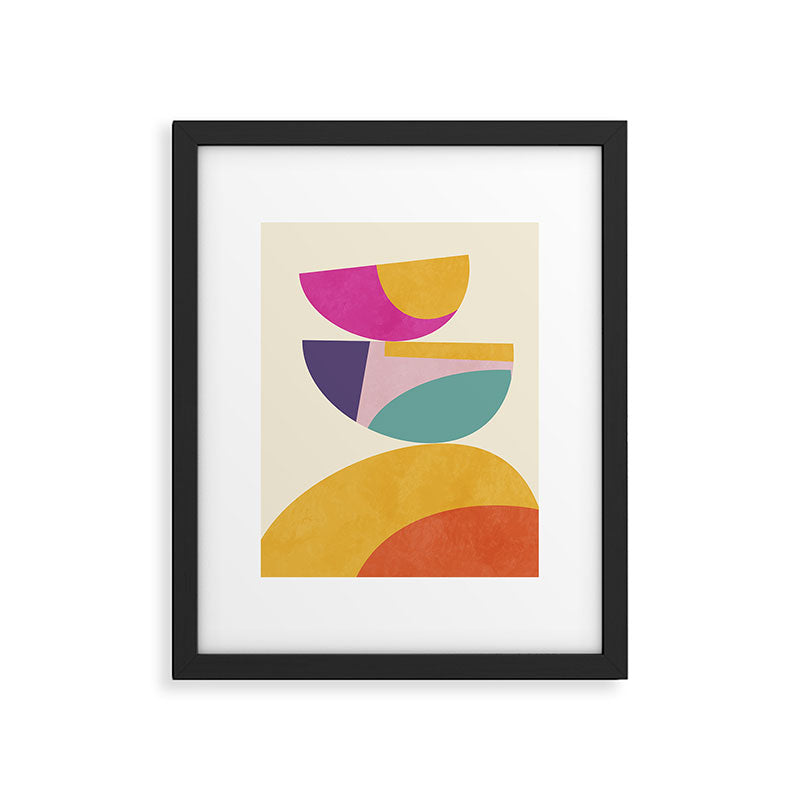 abstract minimal 4 Framed Art Print Gallery Image 4