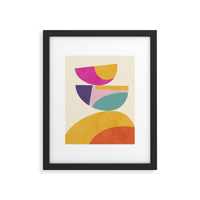 abstract minimal 4 Framed Art Print Gallery Image 1