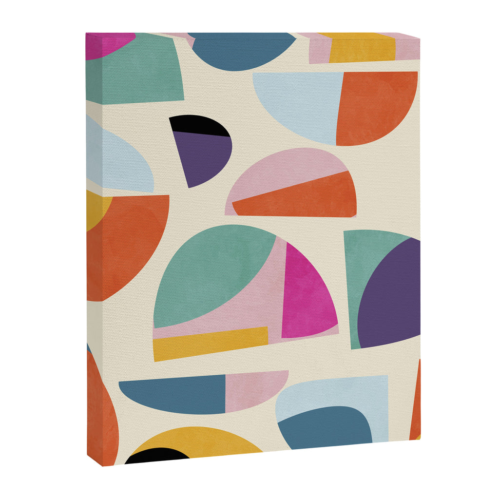 abstract modern mid century Canvas Print Gallery Image 1