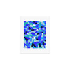 abstract ocean blue 4 Art Print Gallery Image 1