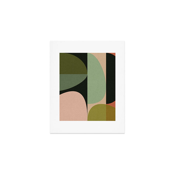 abstract organic geometry Art Print Gallery Image 1