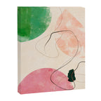 abstract organic shape pastel summer 3 Canvas Print Gallery Image 8