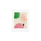 abstract organic shape pastel summer 3 Art Print Gallery Image 1