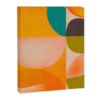 abstract painterly mid century shapes 2 Canvas Print Gallery Image 8