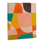 abstract painterly mid century shapes 4 Canvas Print Gallery Image 8