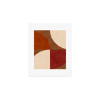abstract retro shapes earthy 13 Art Print Gallery Image 1