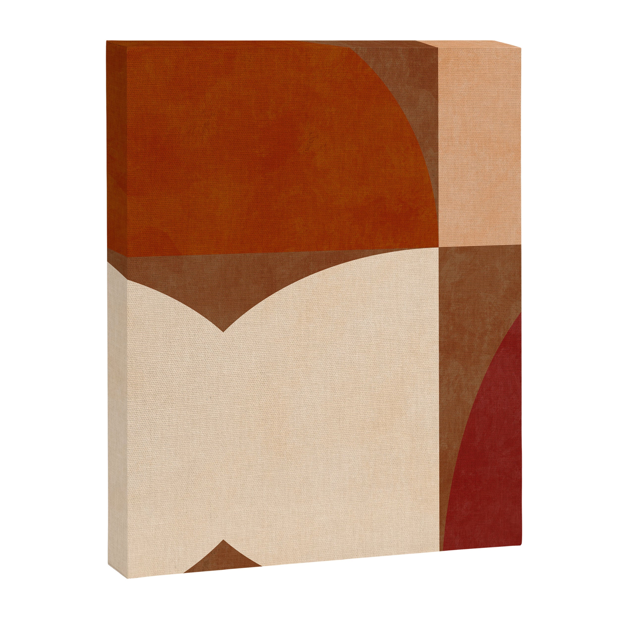 abstract retro shapes earthy 8 Canvas Print Gallery Image 8