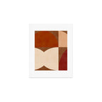 abstract retro shapes earthy 8 Art Print Gallery Image 1