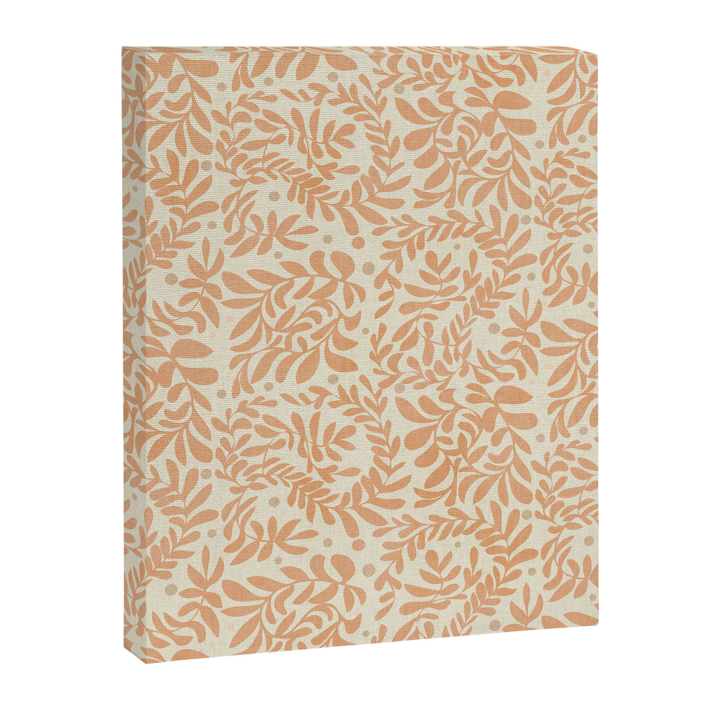 abstract retro shapes earthy leaves Canvas Print Gallery Image 8
