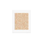 abstract retro shapes earthy leaves Art Print Gallery Image 1