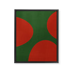abstract retro vivid fall 2 Framed Canvas Print Gallery Image 8