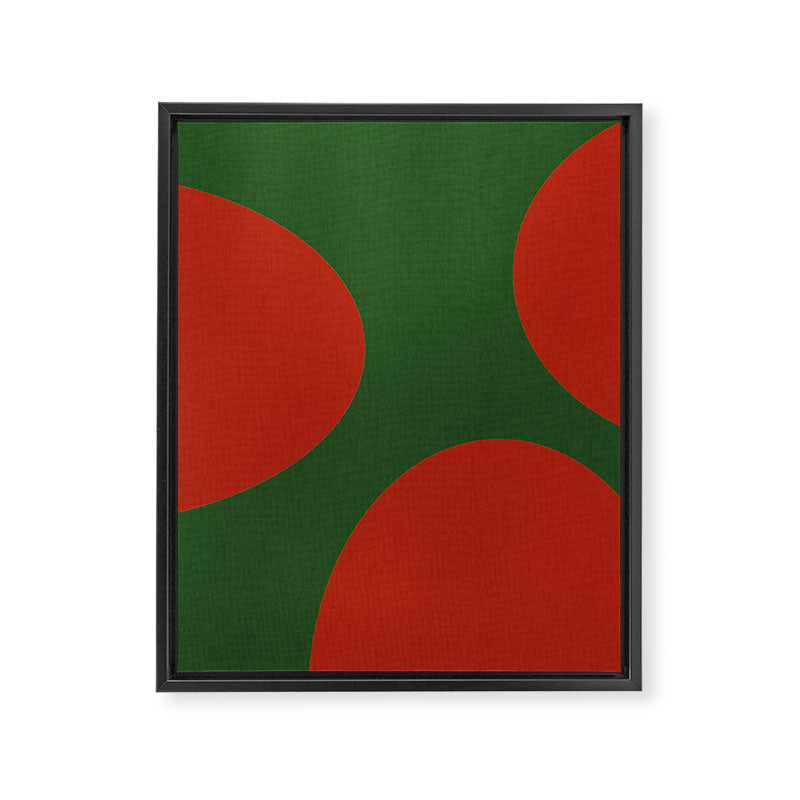 abstract retro vivid fall 2 Framed Canvas Print Gallery Image 8