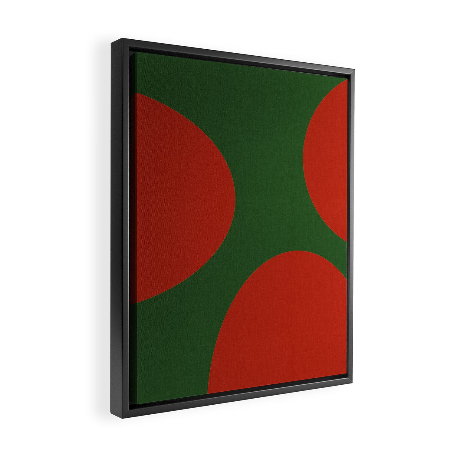 abstract retro vivid fall 2 Framed Canvas Print Gallery Image 2