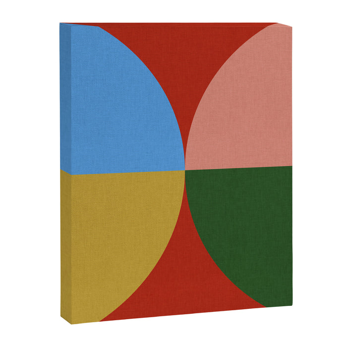 abstract retro vivid fall 3 Canvas Print Gallery Image 1