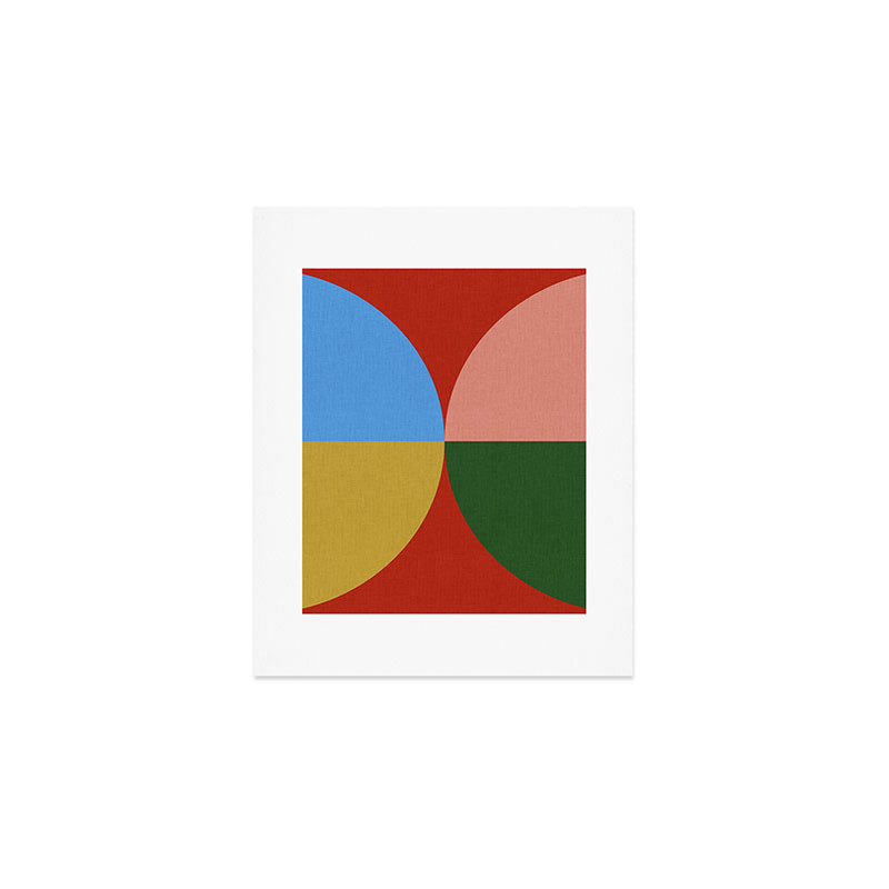 abstract retro vivid fall 3 Art Print Gallery Image 1
