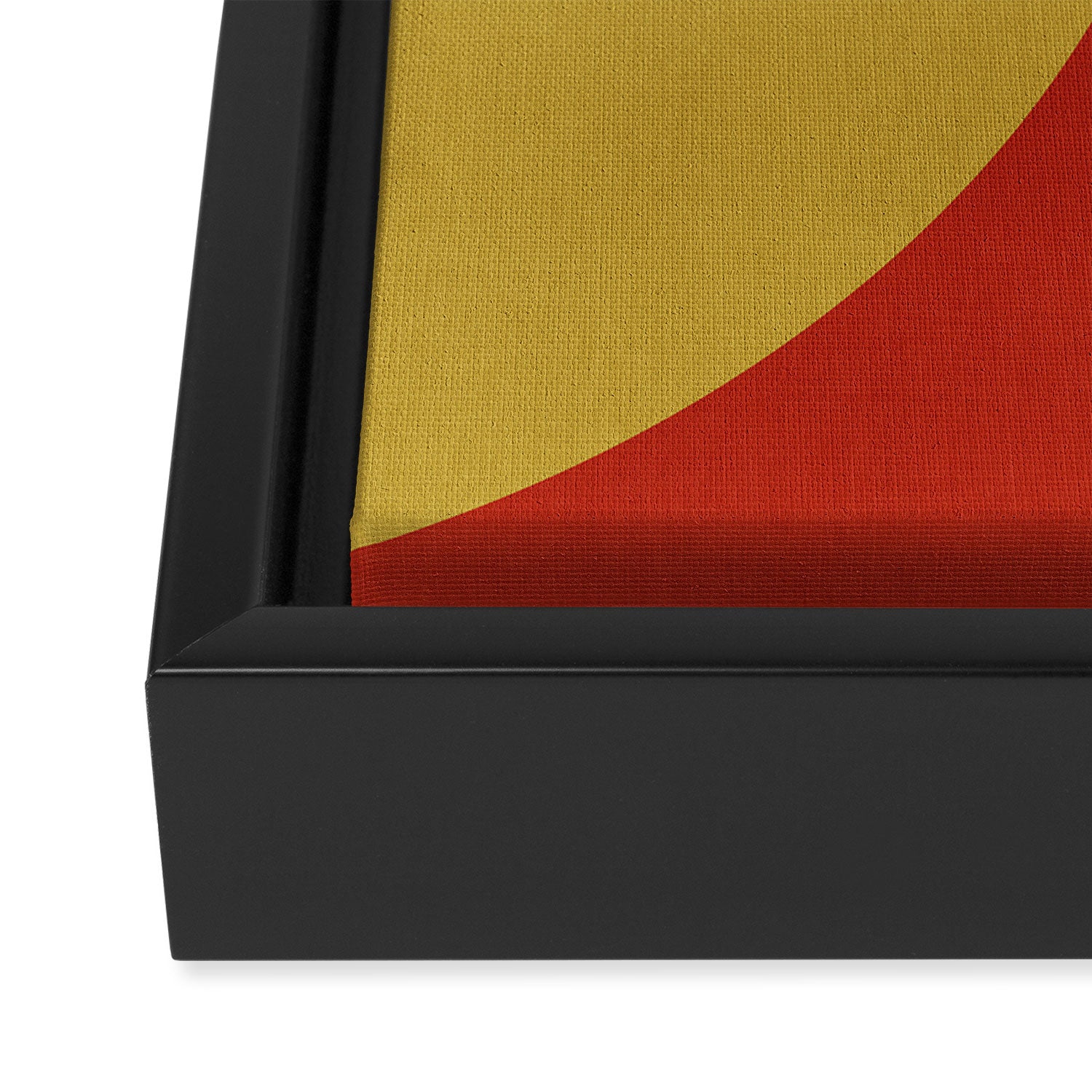 abstract retro vivid fall 3 Framed Canvas Print Gallery Image 3