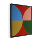 abstract retro vivid fall 3 Framed Canvas Print Gallery Image 2