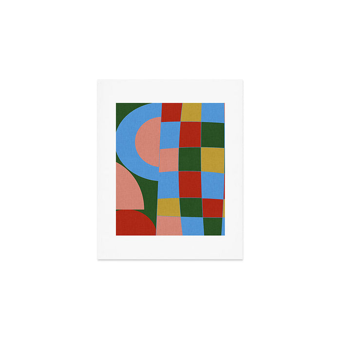abstract retro vivid fall 4 Art Print Gallery Image 1