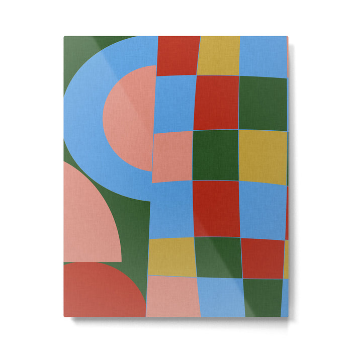 abstract retro vivid fall 4 Metal Print Gallery Image 1