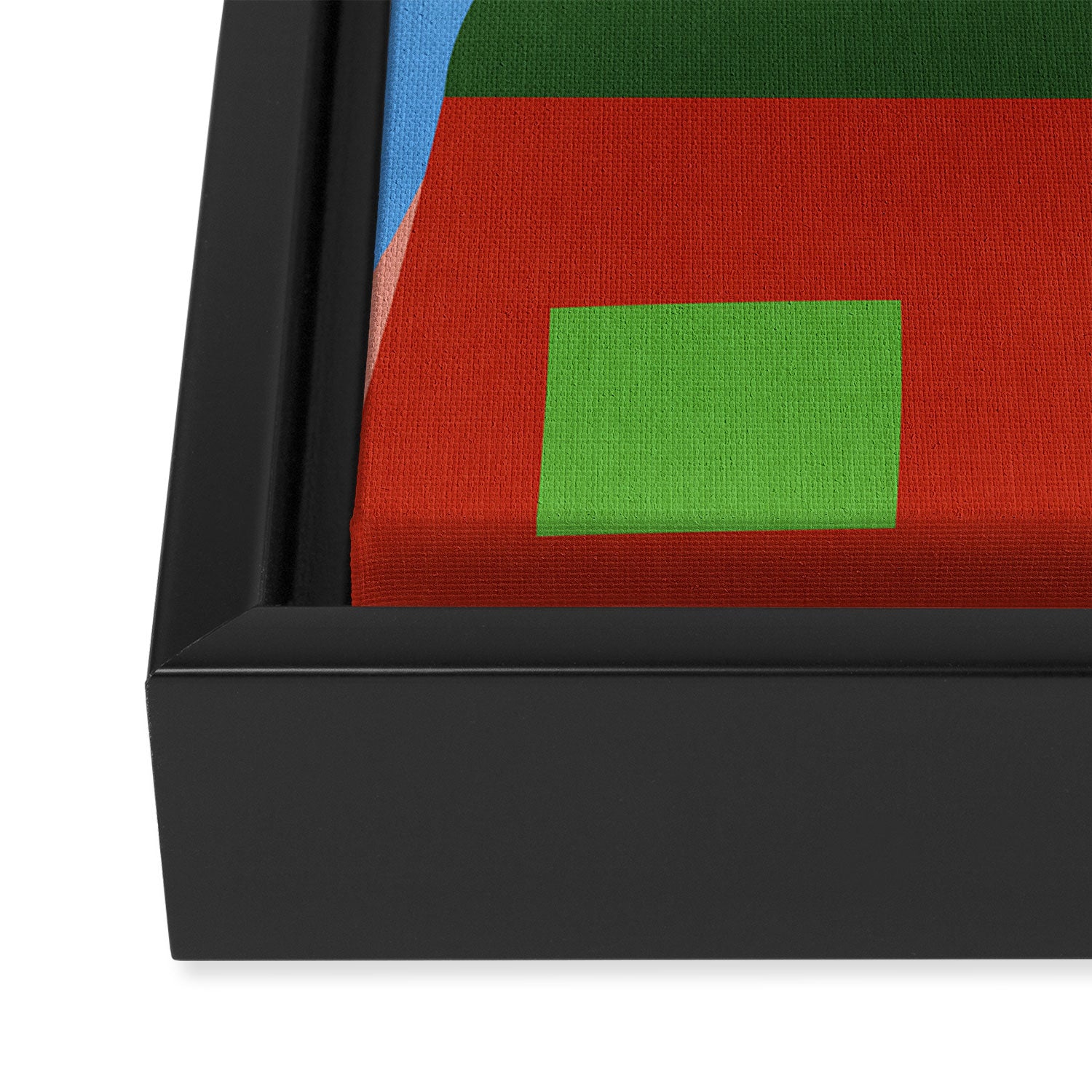 abstract retro vivid fall 5 Framed Canvas Print Gallery Image 3