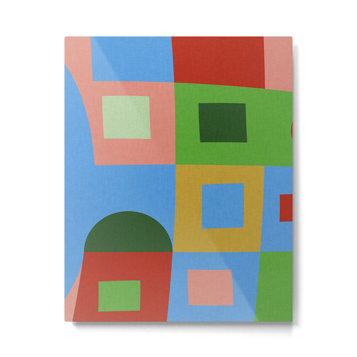 abstract retro vivid fall 5 Metal Print Gallery Image 1