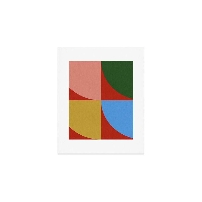 abstract retro vivid fall 6 Art Print Gallery Image 1