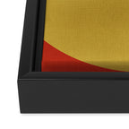 abstract retro vivid fall 6 Framed Canvas Print Gallery Image 3