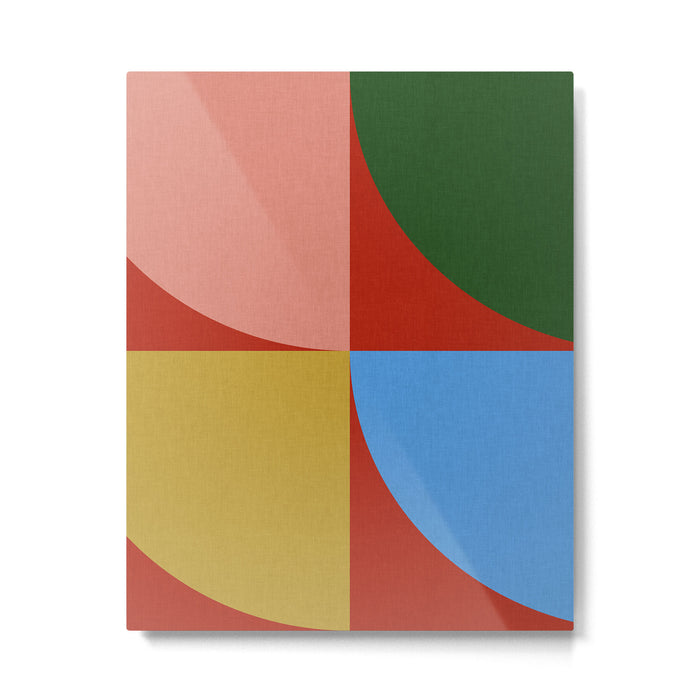 abstract retro vivid fall 6 Metal Print Gallery Image 1