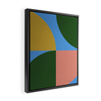 abstract retro vivid fall 8 Framed Canvas Print Gallery Image 2