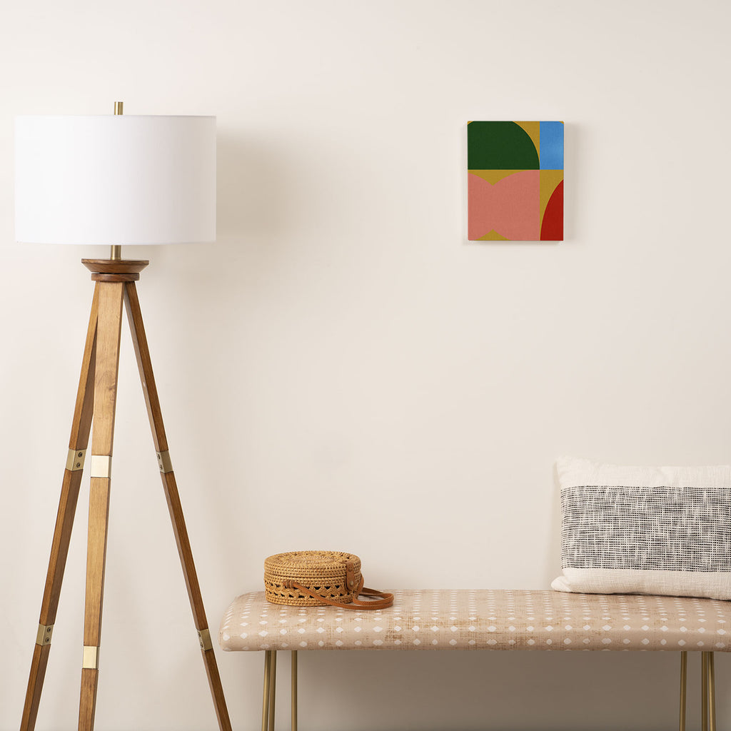 abstract retro vivid fall 9 Canvas Print Gallery Image 2