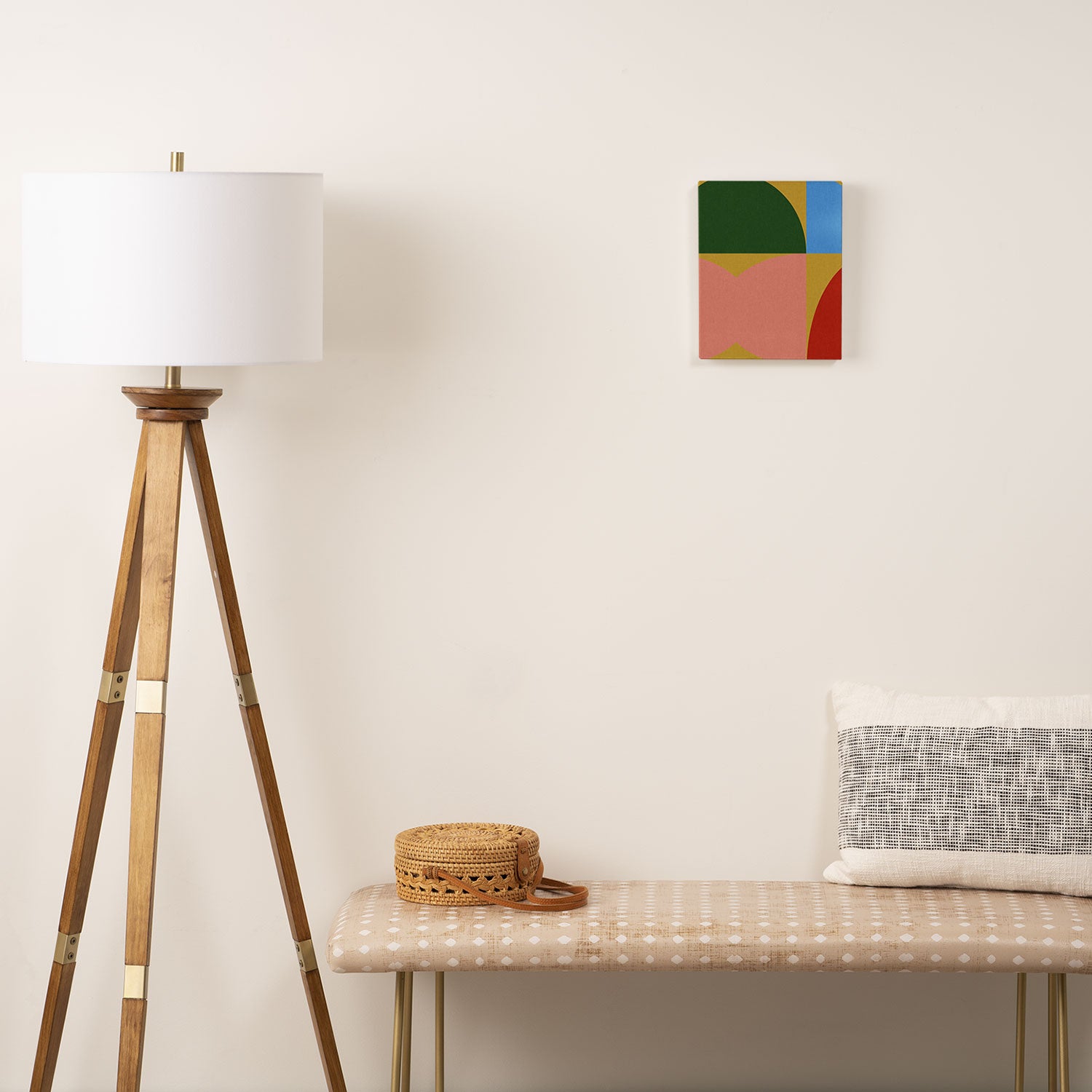 abstract retro vivid fall 9 Canvas Print Gallery Image 2