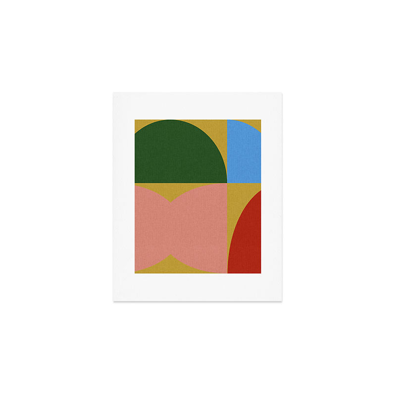 abstract retro vivid fall 9 Art Print Gallery Image 1
