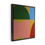 abstract retro vivid fall 9 Framed Canvas Print Gallery Image 2