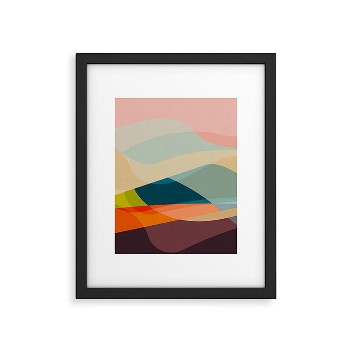 abstract shapes 2 Framed Art Print Gallery Image 1