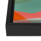 abstract shapes 3 Framed Canvas Print Gallery Image 3