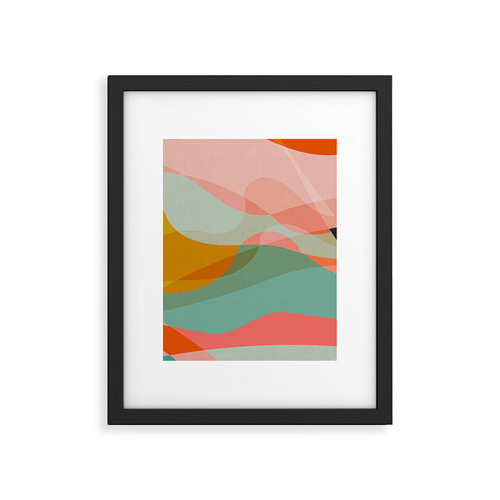abstract shapes 3 Framed Art Print Gallery Image 1