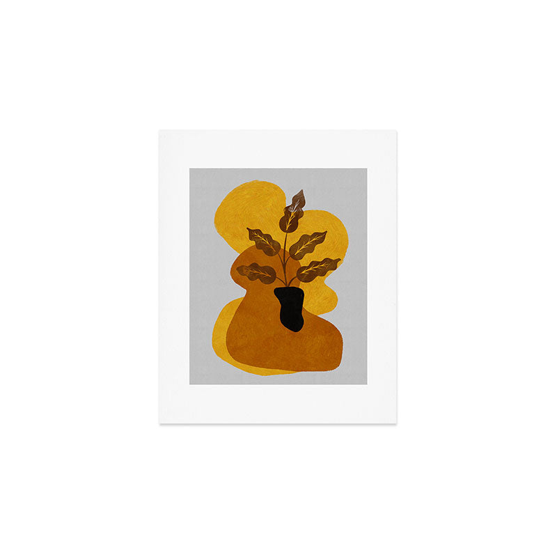 abstract vase shape fall Art Print Gallery Image 1
