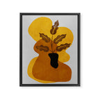 abstract vase shape fall Framed Canvas Print Gallery Image 6