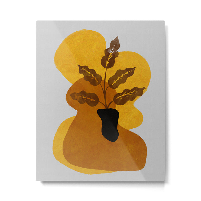 abstract vase shape fall Metal Print Gallery Image 1